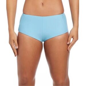 NWT Nike Women's Hydralock Cheeky Kickshort Bikini Bottom~L~Aquarius Blue~$60